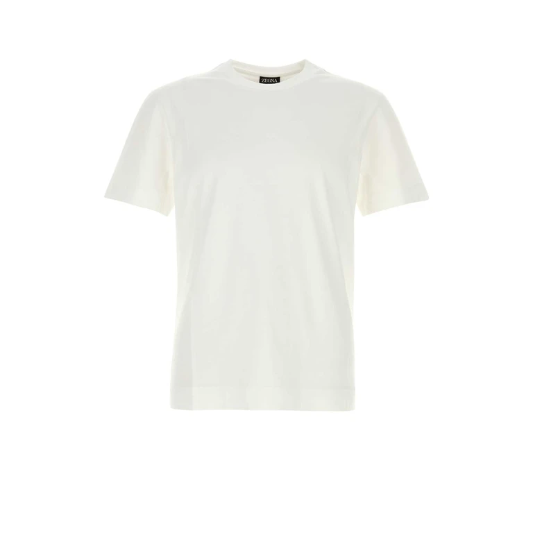 Zegna White Cotton T-Shirt N00 Exterior - Men