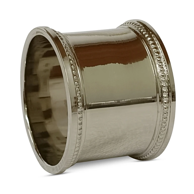 Napkin Ring with Beaded Rim - Exclusive