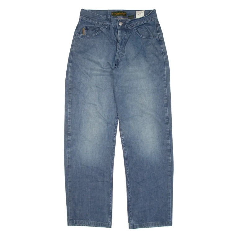 TIMBERLAND Mens Jeans Blue Relaxed Straight W27 L29