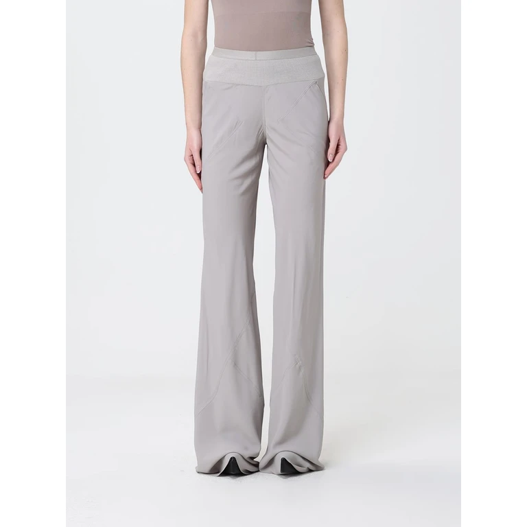 RICK OWENS Pants Woman color Grey (RP01F6301CC08)