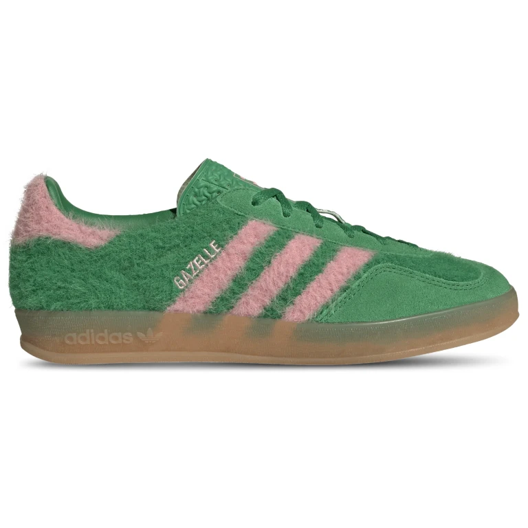 [jp8342] Womens adidas Gazelle Indoor 'green Glow Pink'