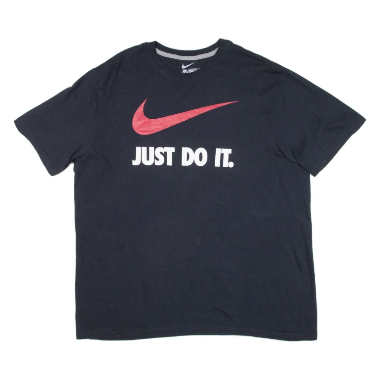 NIKE Mens T-Shirt Black 2XL