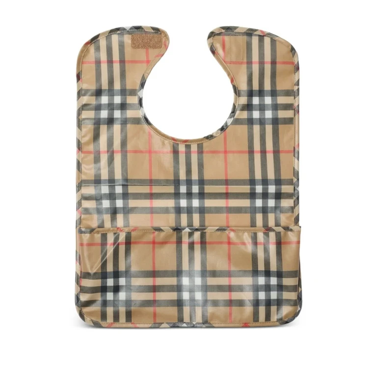 BURBERRY KIDS Bavaglino "Wesley" Chk Snd