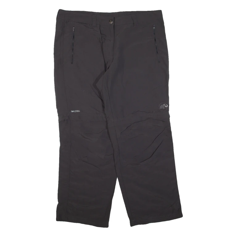 MAMMUT Outdoor Womens Trousers Grey Regular Straight W36 L27
