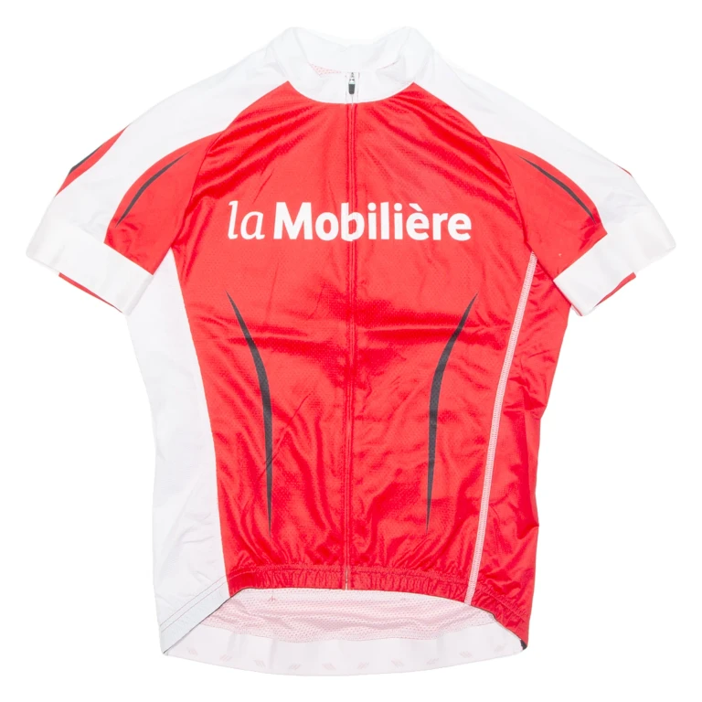 Cycling Womens Jersey Red 1/2 Zip M