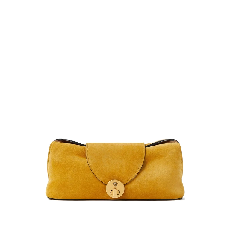 Versace Vivian Suede Clutch (1A18528)