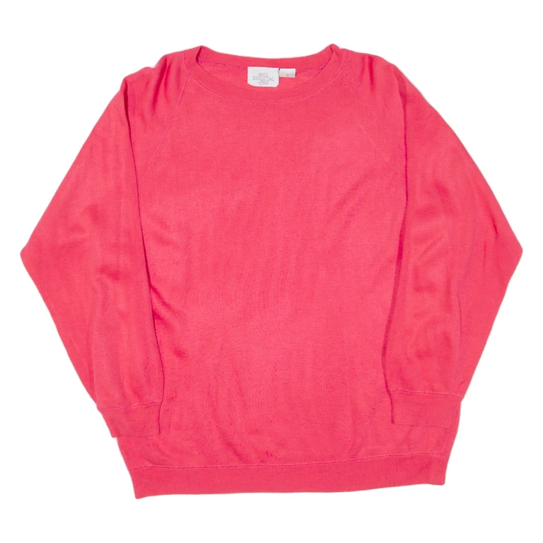 ESSENTIAL NEEDS Womens Sweatshirt Pink M
