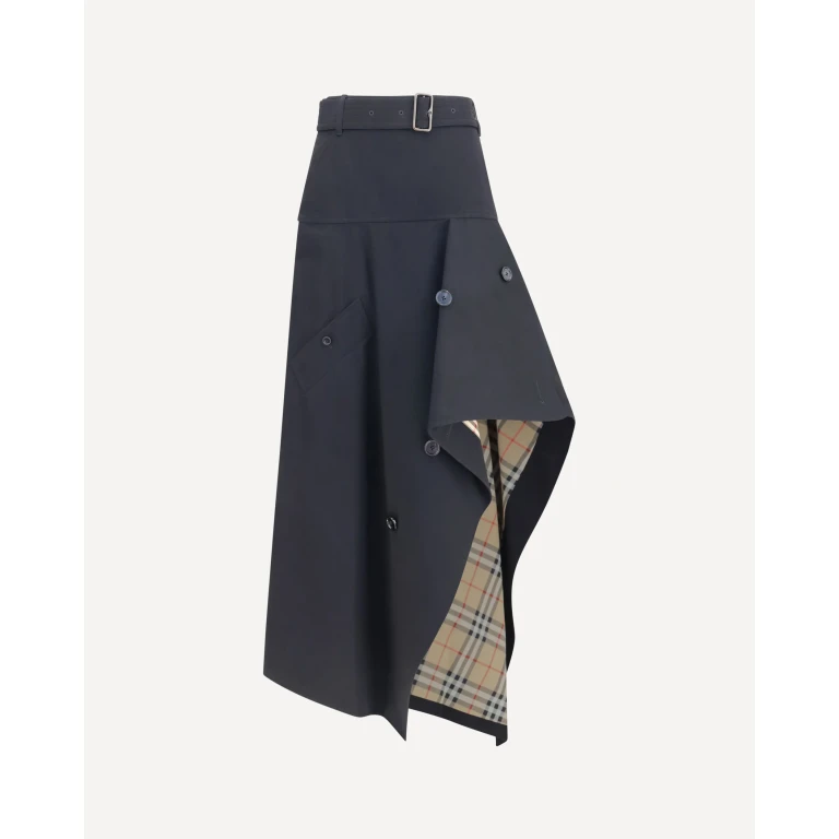 BURBERRY Heather asymmetric Skirt Female 6