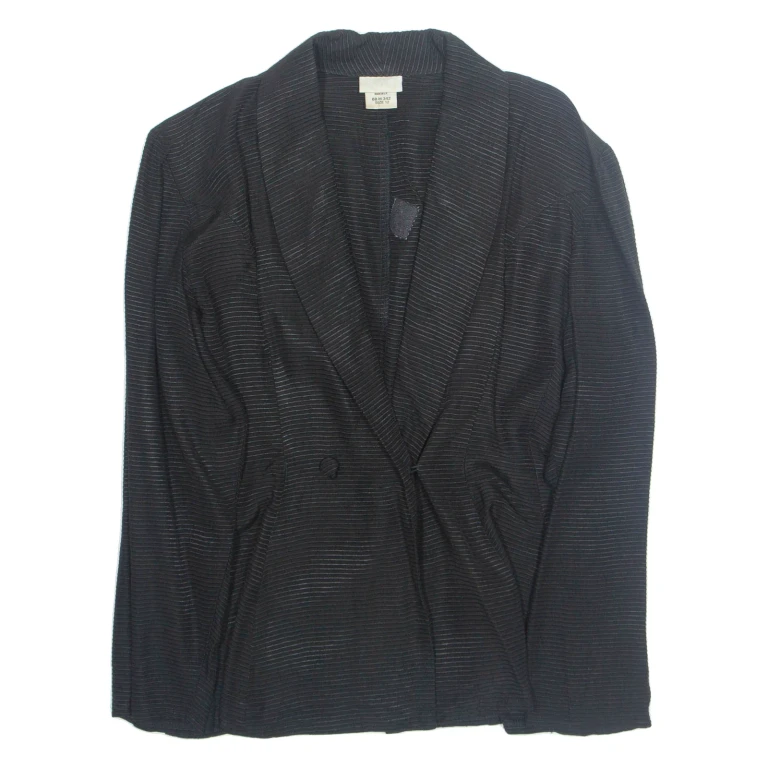 KRISS Womens Shirt Black Long Sleeve Viscose M