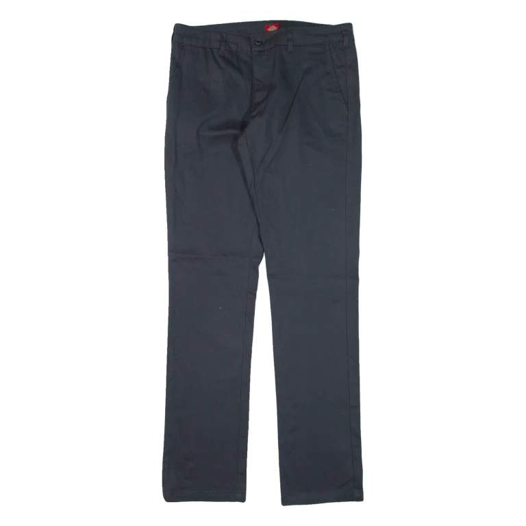 DICKIES Workwear Womens Trousers Grey Slim Straight W30 L31