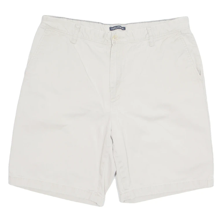 NAUTICA Mens Chino Shorts Beige L W36