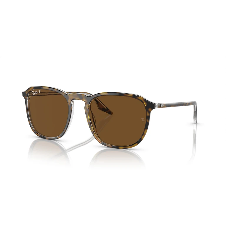 Ray Ban Polarized Brown Square Unisex Sunglasses RB2203 139357 55