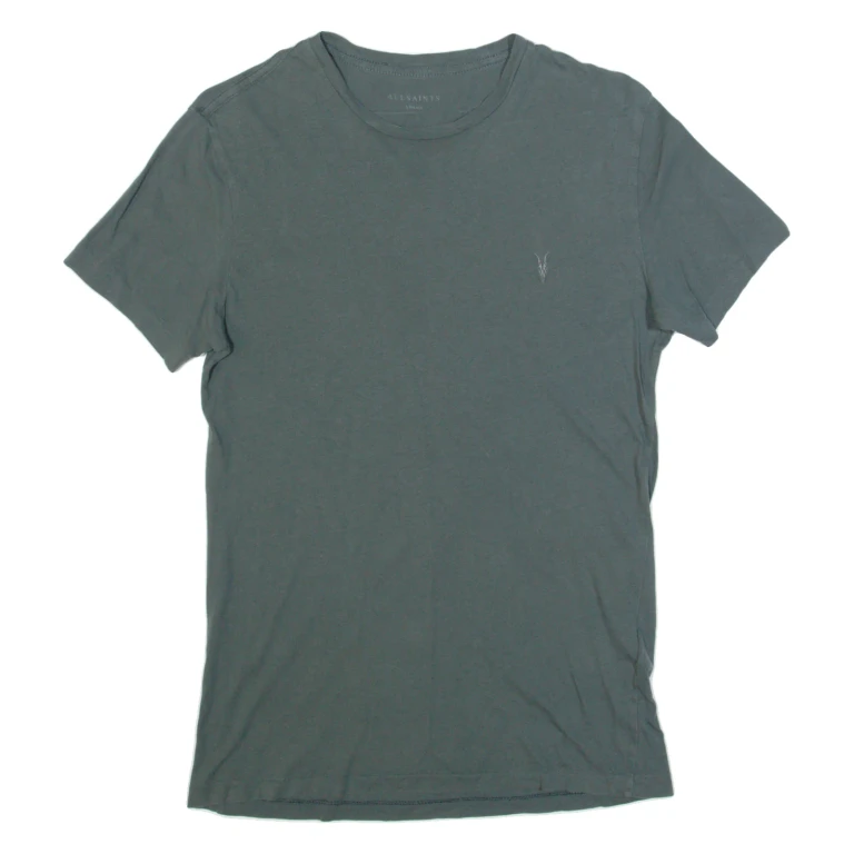 ALL SAINTS Mens T-Shirt Grey XS