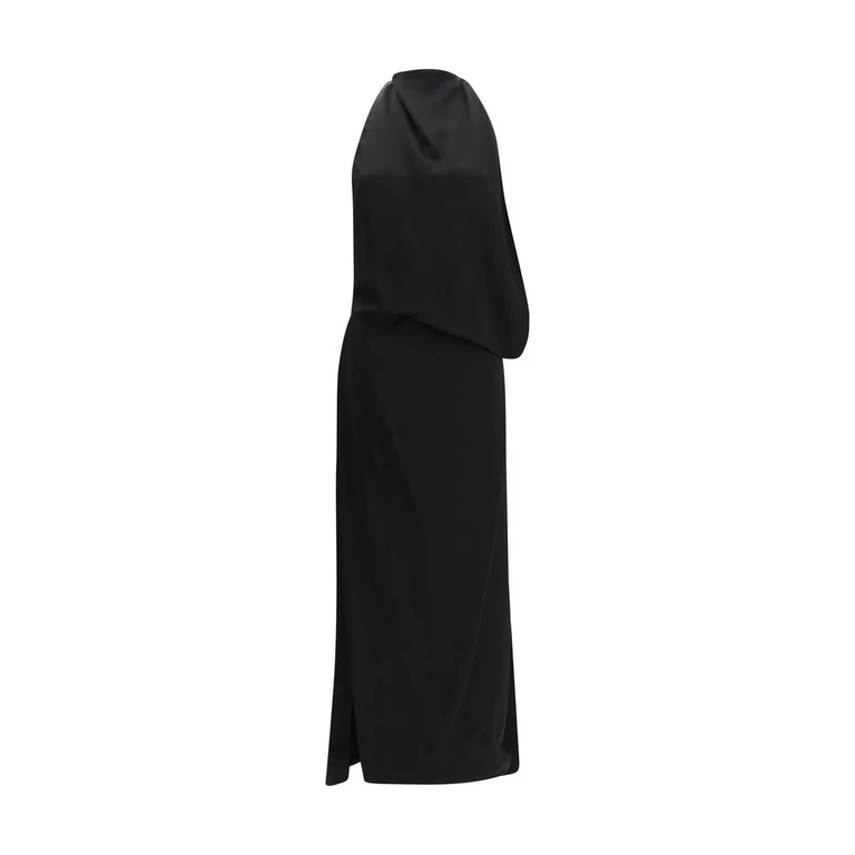 Black Viscose Casual Dress - Women
