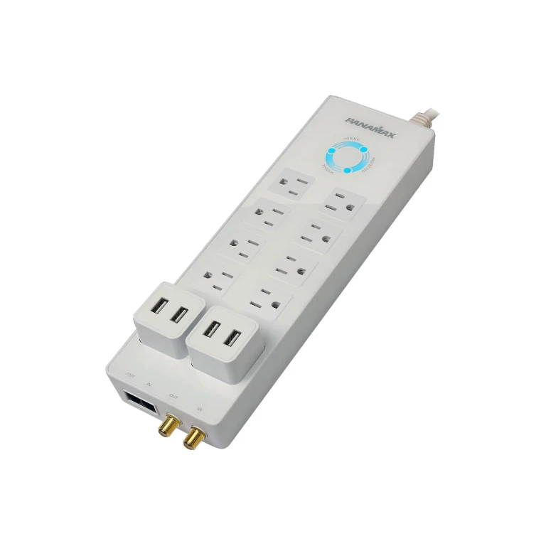 Power360 P360-8 Surge Protector with Detachable USB Charging Ports