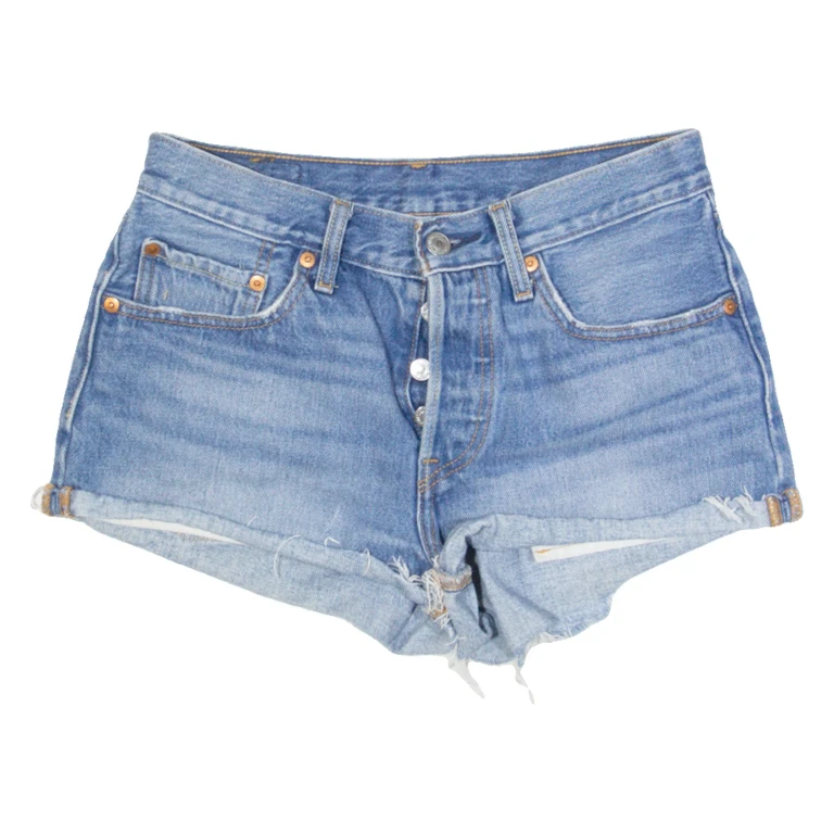 LEVI'S 501 Womens Denim Shorts Blue S W26