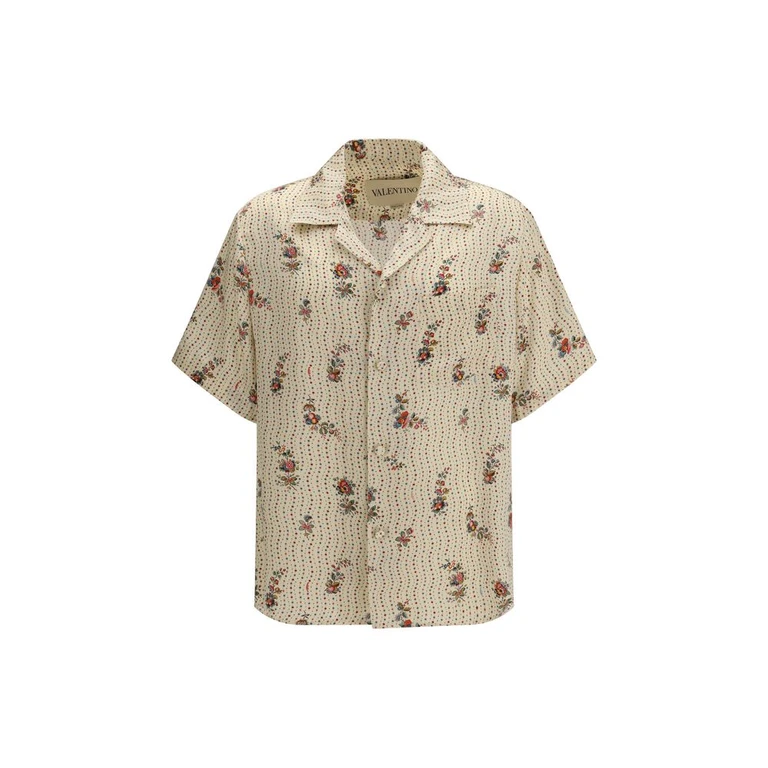 Multicolor Silk Pattern Shirt - Men