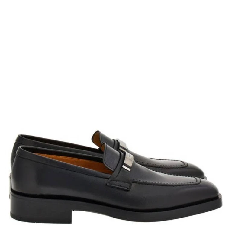 Ferragamo Danny Ornament Leather Loafers, Size 9 E