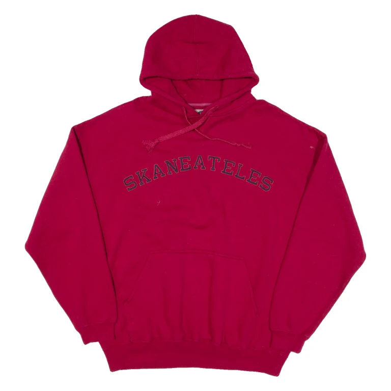 Skaneateles Mens Red Hoodie USA XL