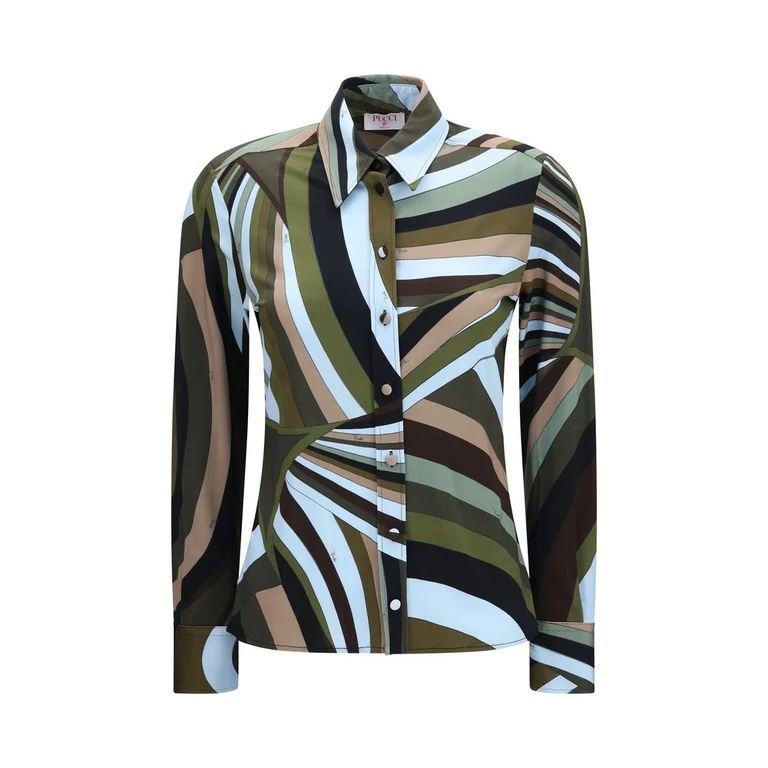 Multicolor Viscose Pattern Shirt - Women