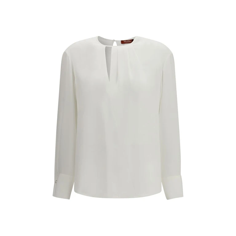Max Mara White Triacetate Blouse - Women