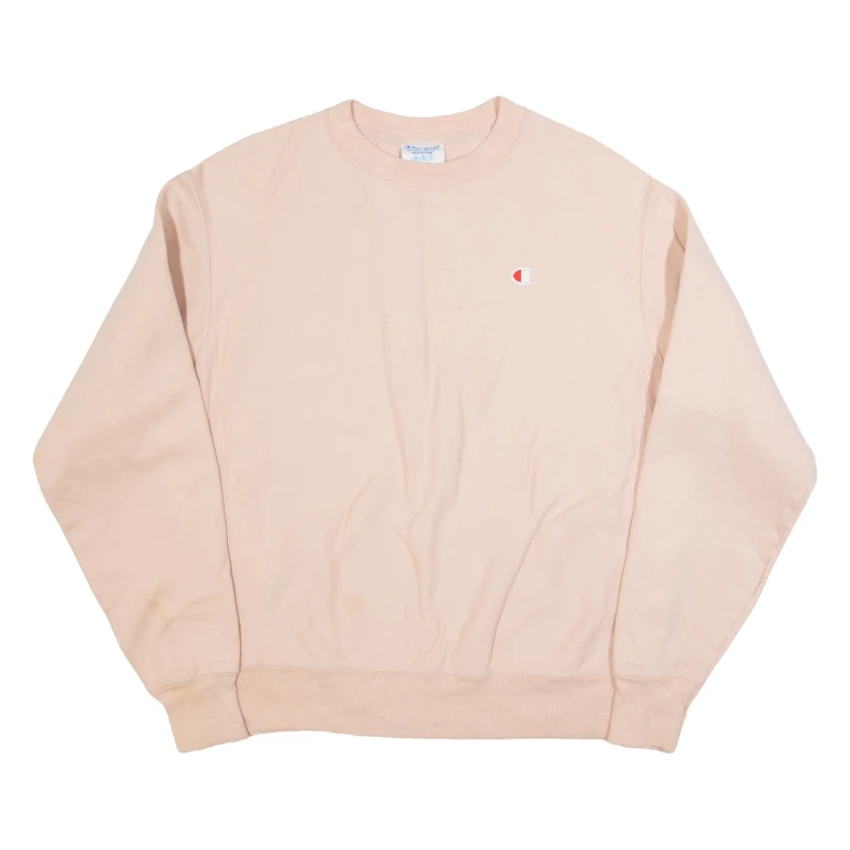 CHAMPION REVERSE WEAVE Womens Sweatshirt Pink M