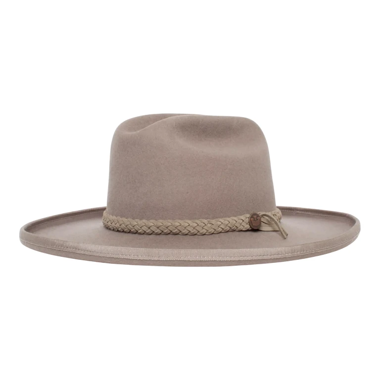 Goorin Bros Garden Plains Wool Fedora Hat Taupe