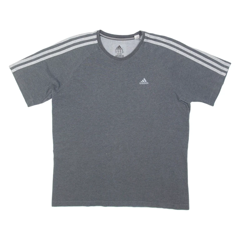 ADIDAS Mens T-Shirt Grey M