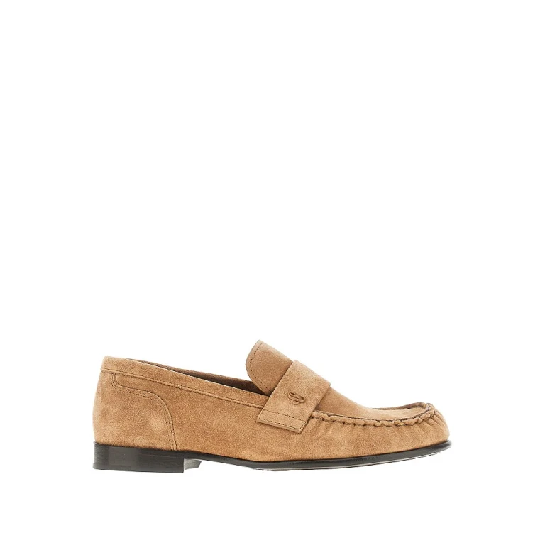 JIMMY CHOO 'Ellis' suede leather loafers Woman 36