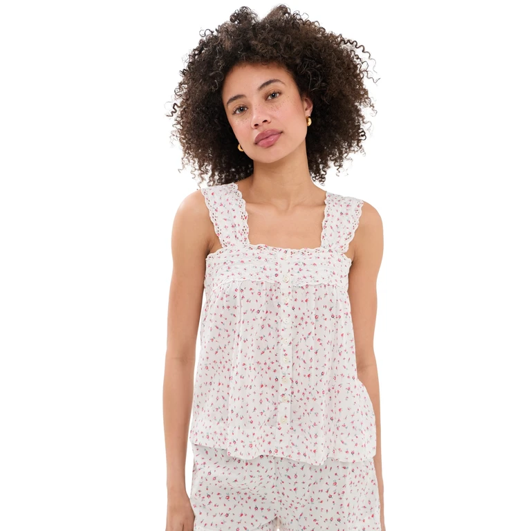 Damson Madder Harrietta Button Through Cami Cream 10
