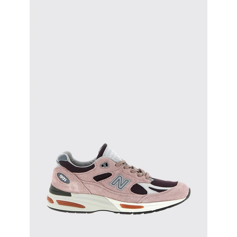 Multicolour Made in UK 991v2 Suede and Mesh Trainers (U991OV2PR2)