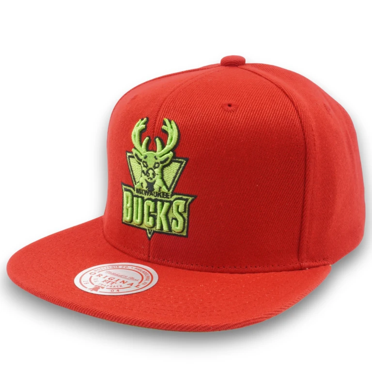 Men's NBA Reverse Candy Apple Snapback Hwc Bucks Snapback Caps