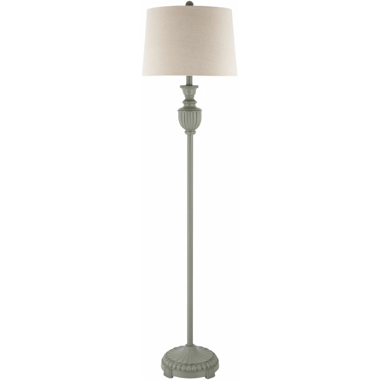 Nelspruit Gray Resin Floor Lamp - Clearance