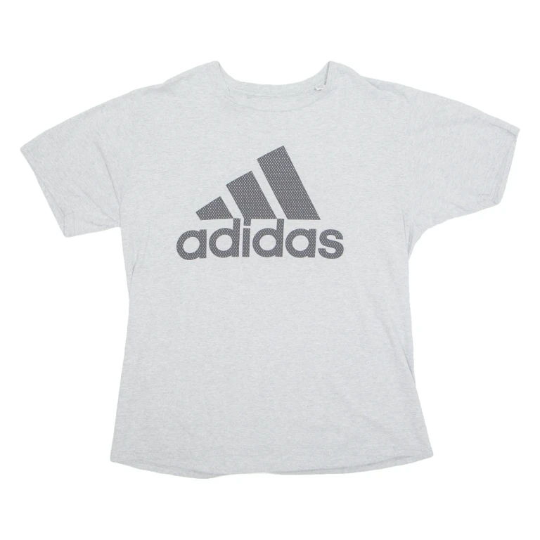 ADIDAS Mens T-Shirt Grey L