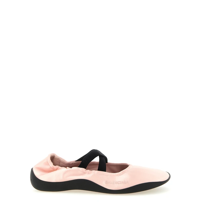 Multicolor Polyester Ballet Flats - Women