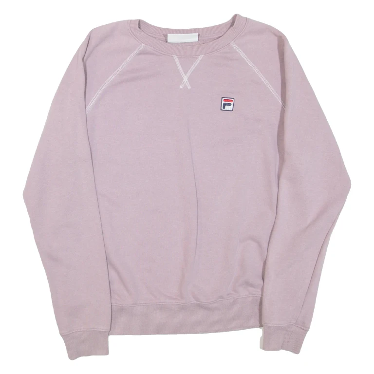 FILA Womens Sweatshirt Purple Crew Neck M
