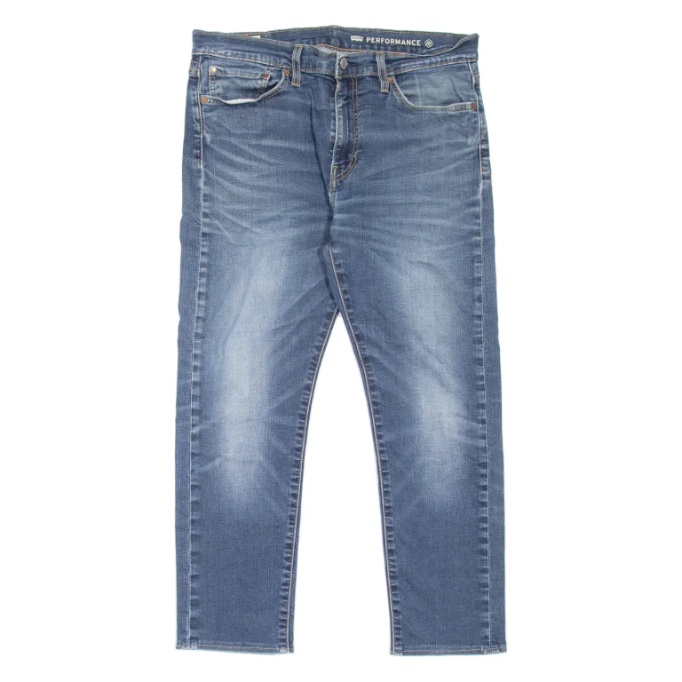 LEVI'S 510 BIG E Jeans Mens Blue Slim Skinny Stone Wash W33 L26
