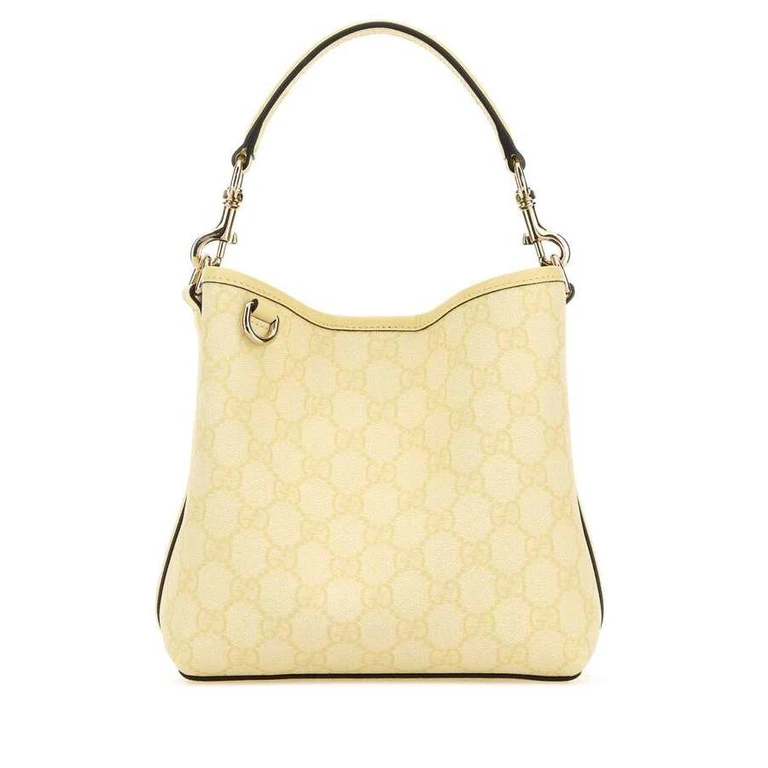 Printed Canvas Gg Emblem Bucket Bag Daylyeldkydayly T Polyurethane Polyamide Borse A Secchiello