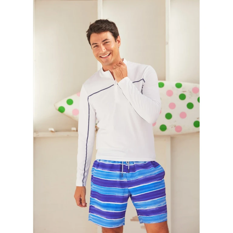 Men's San Sebastian Stripe Swim Trunk