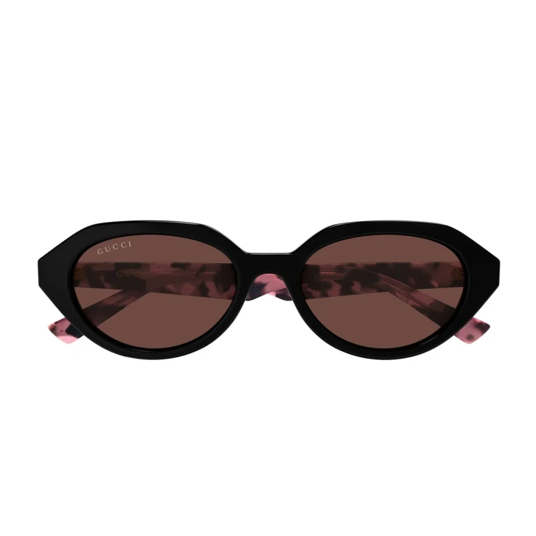 Gucci Gg2178s Linea Emblem Black Acetato Riciclato Sunglasses - Women