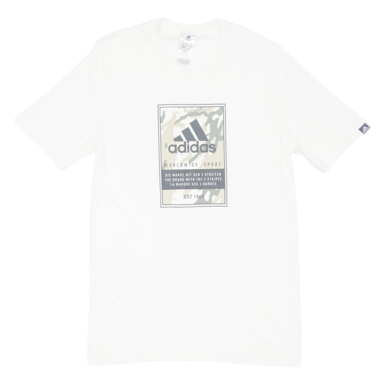 ADIDAS Mens T-Shirt White S (EE1-041124-5255)