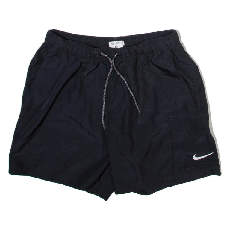 NIKE Mens Casual Shorts Black S W26