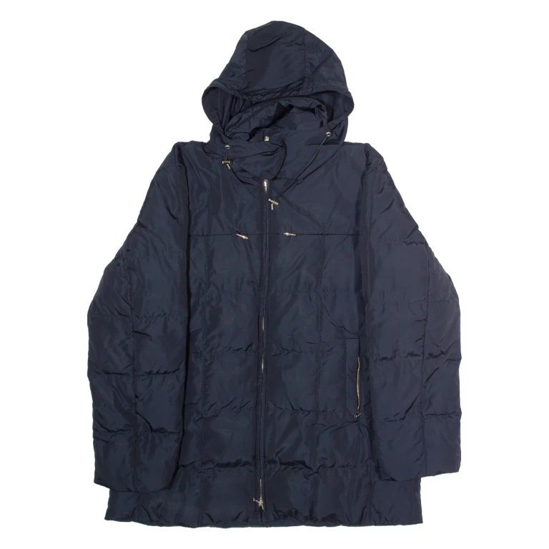 BOGNER Womens Puffer Jacket Black Hooded XL