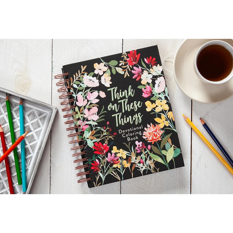 Think on These Things (Devotional Coloring Book)