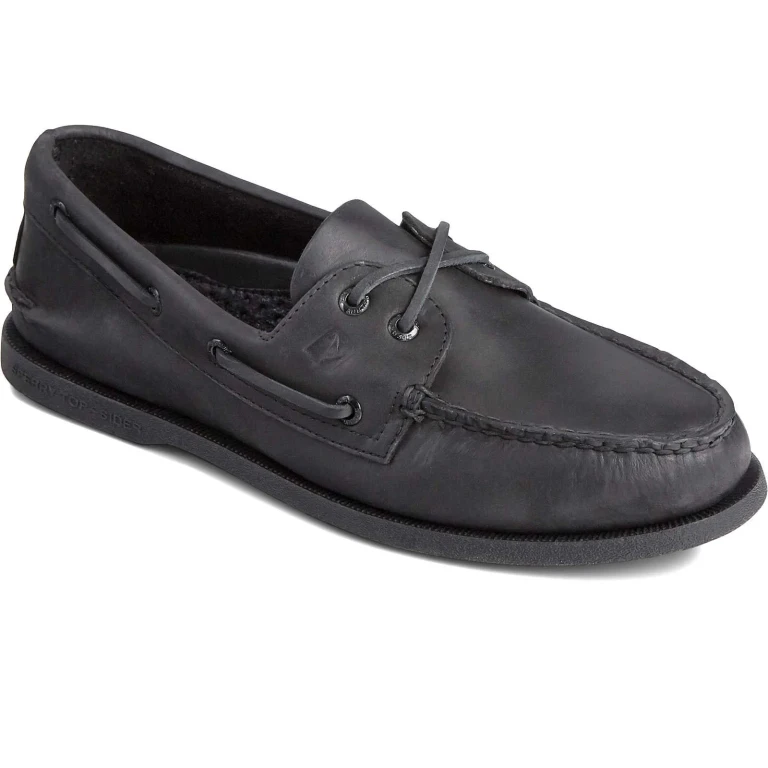 Men's A/O 2-Eye Leather Wide Sneakers