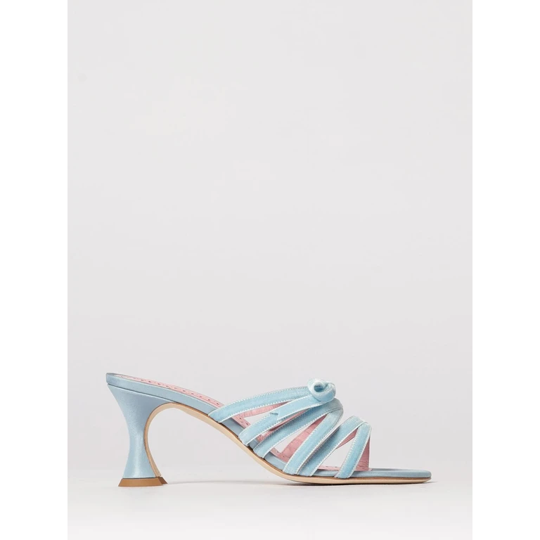 Heeled Sandal Woman color Gnawed Blue (42522120003A24F)