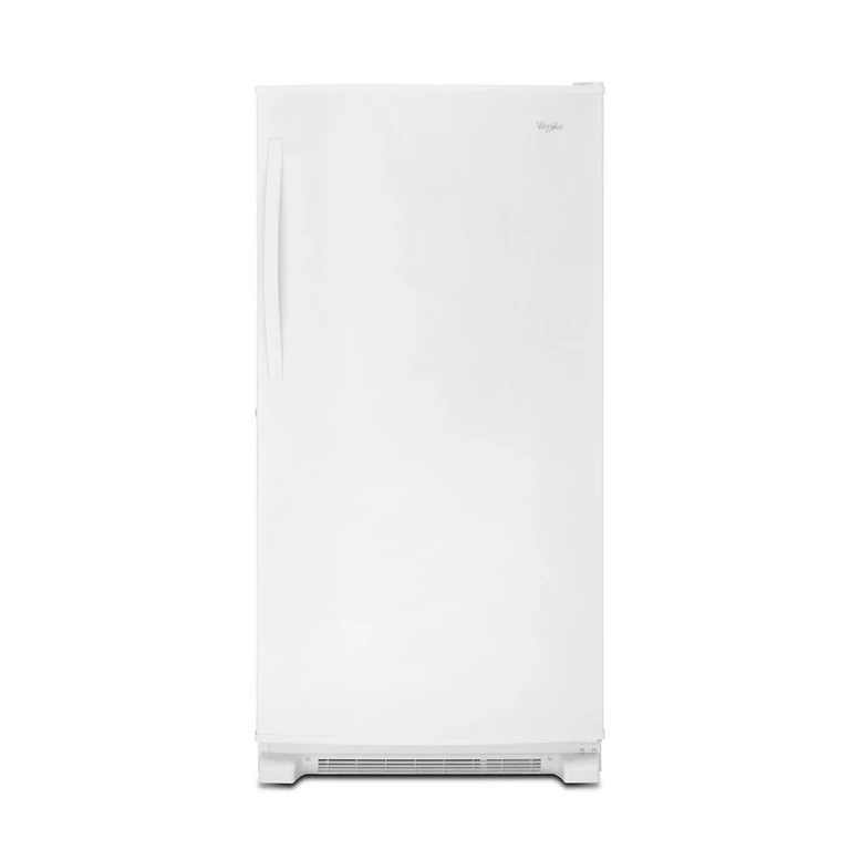 Upright Freezer with Temperature Alarm in White