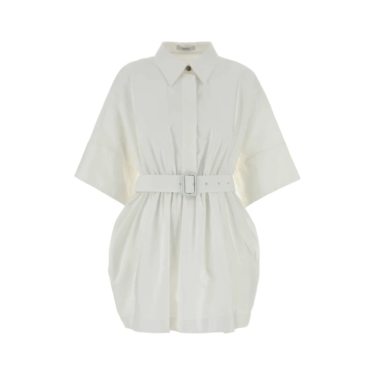Givenchy White Poplin Shirt Dress Exterior: Cotton Abiti - Women