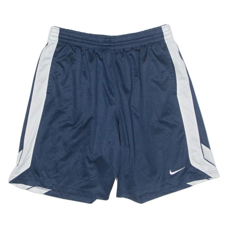 NIKE Mens Sports Shorts Blue Relaxed L W32