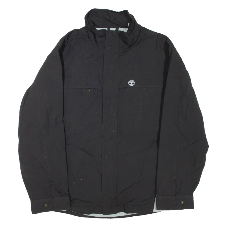 TIMBERLAND Mens Track Jacket Black L